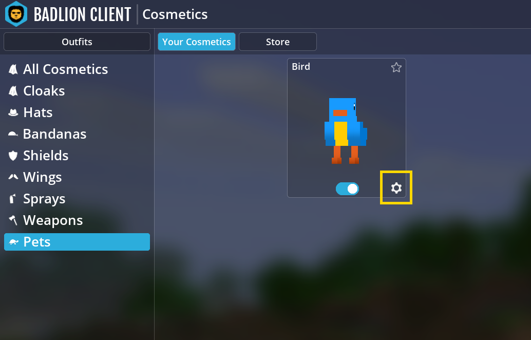 Cosmetic Menu – Badlion Support: Help Center for All Your Questions