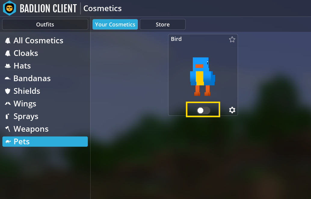 Cosmetic Menu – Badlion Support: Help Center for All Your Questions