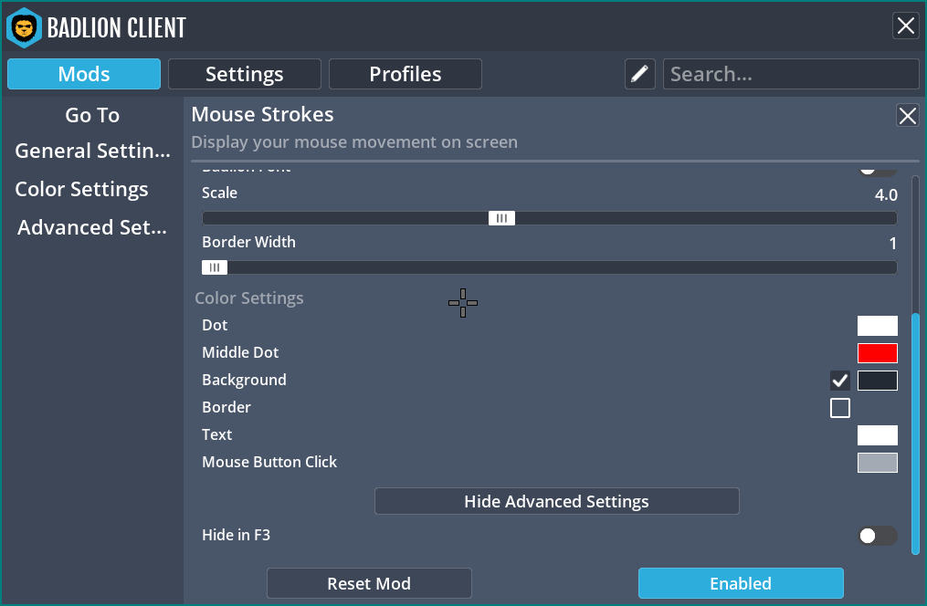 Mouse Strokes Mod – Badlion Support: Help Center for All Your Questions