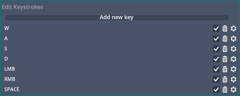 keystrokes mod 1.8.9 v5 commands