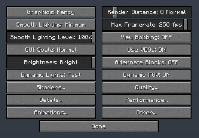 Como instalar shaders minecraft 1.20.1 e configurar mais fps in 2023