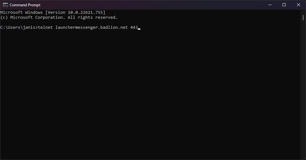 Running the Telnet Command – Badlion Support: Help Center for All Your ...